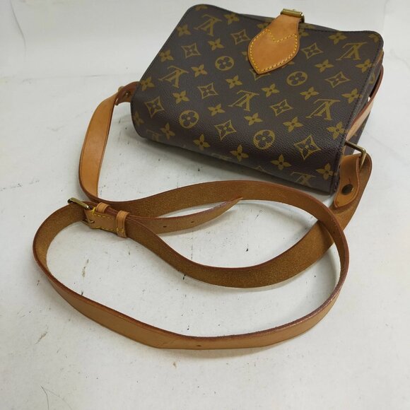 Authentic Louis Vuitton Cartouchiere MM Monogram Shoulder Bag LCMON259-112025 - Picture 4 of 9